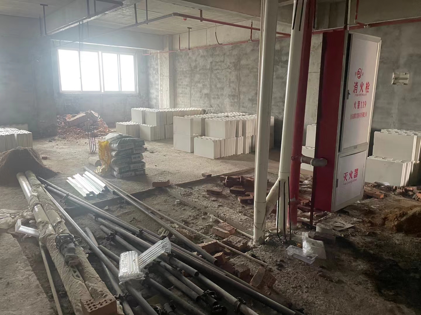 轻质砖隔墙施工场景5